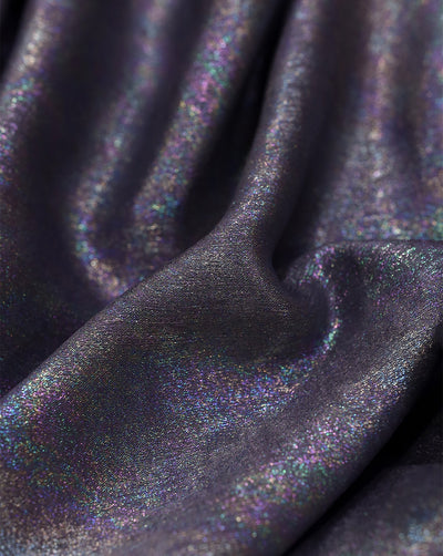 POLYESTER MILANO SATIN FABRIC WITH FOIL PRINTING