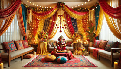 What Are the Best Fabrics for Beautiful Ganpati Home Decorations?