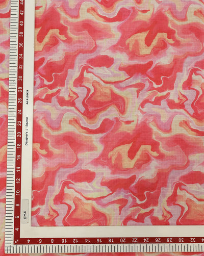 ABSTRACT DESIGN POLYESTER SEERSUCKER DIGITAL PRINTED FABRIC