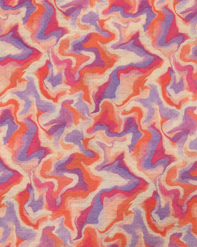 ABSTRACT DESIGN POLYESTER SEERSUCKER DIGITAL PRINTED FABRIC 3