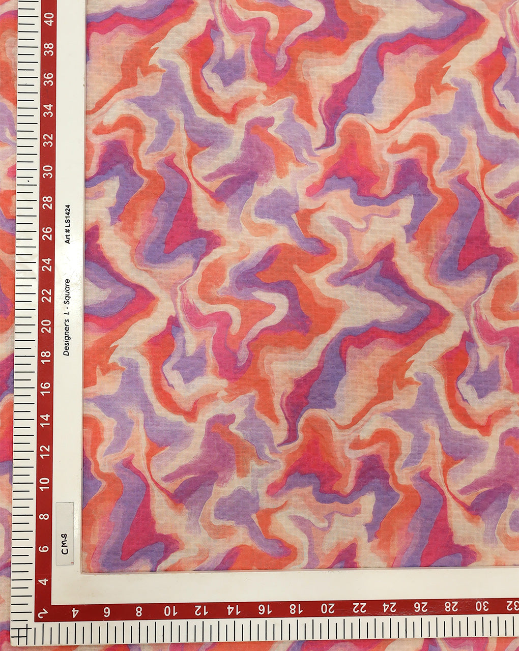 ABSTRACT DESIGN POLYESTER SEERSUCKER DIGITAL PRINTED FABRIC