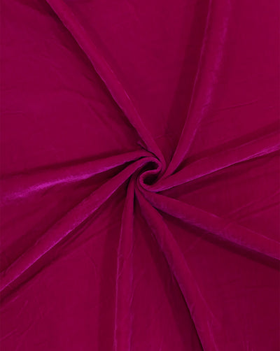 PLAIN POLYESTER MICRO VELVET FABRIC ( WIDTH 44 INCHES )