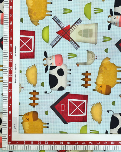 COTTON POPLIN KIDS PRINTED FABRIC