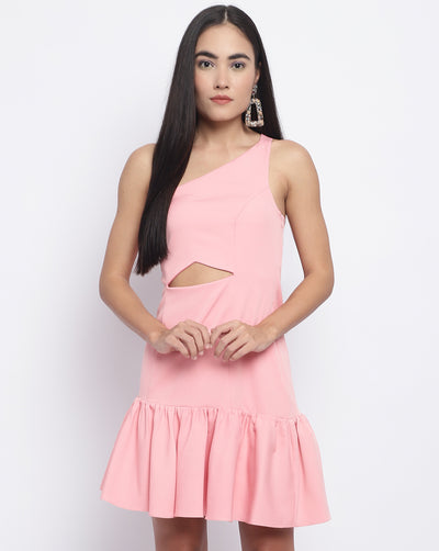 One-shoulder bodycon