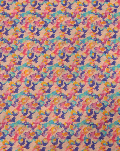 ABSTRACT DESIGN POLYESTER SEERSUCKER DIGITAL PRINTED FABRIC