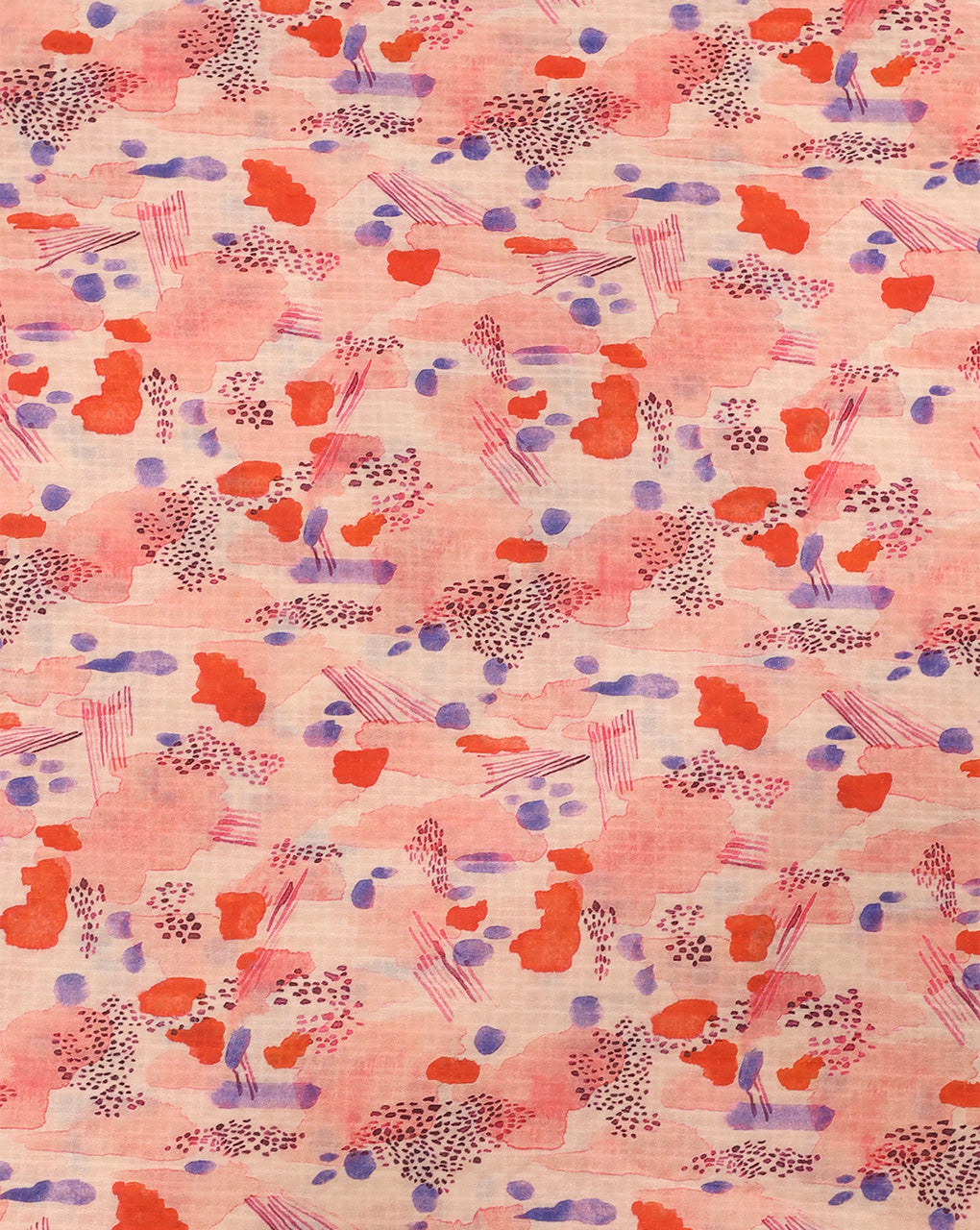 ABSTRACT DESIGN POLYESTER SEERSUCKER DIGITAL PRINTED FABRIC