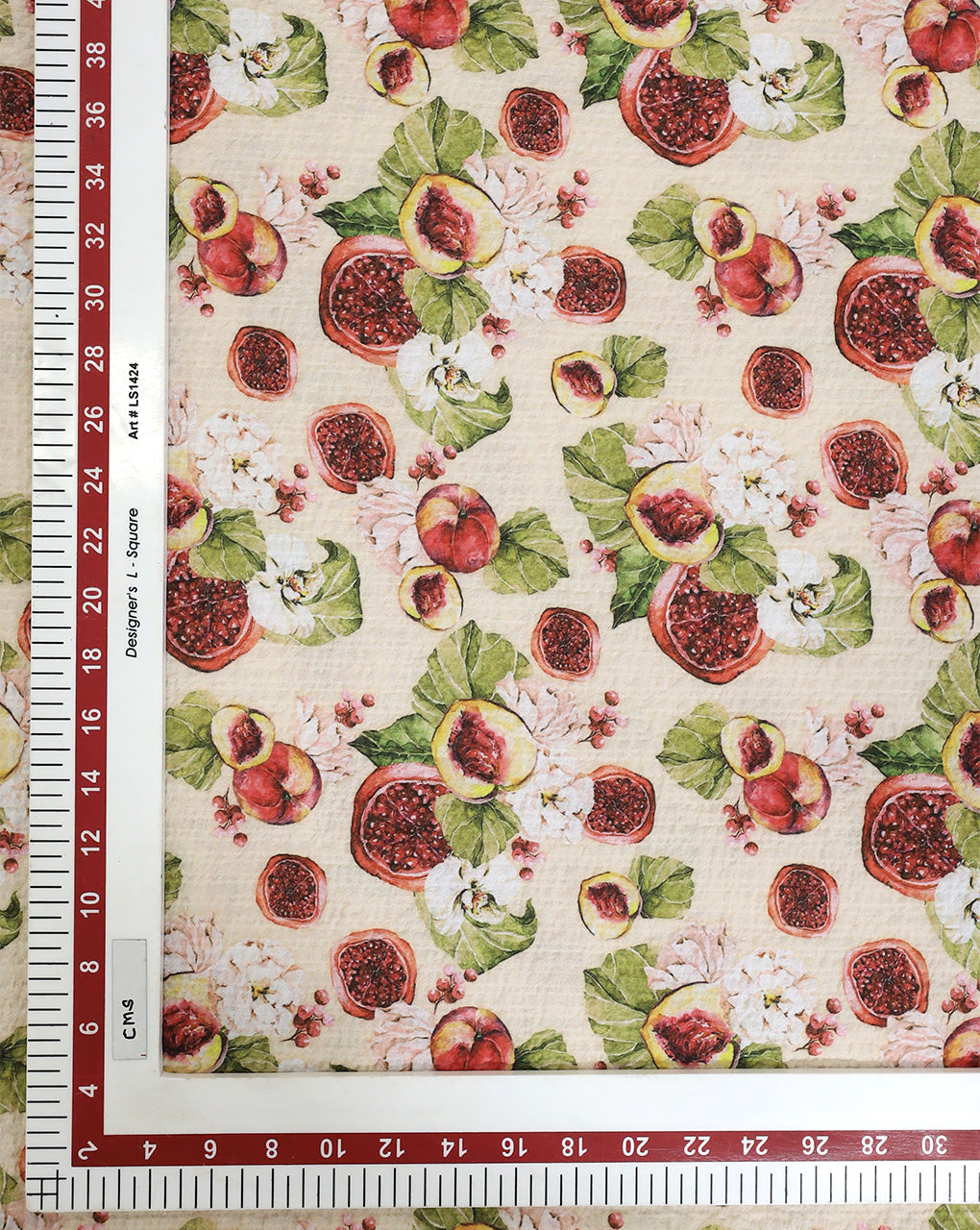 FRUITS DESIGN POLYESTER SEERSUCKER DIGITAL PRINTED FABRIC