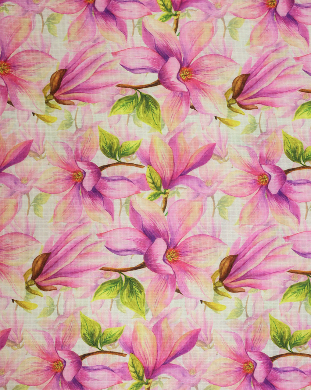 FLORAL DESIGN POLYESTER SEERSUCKER DIGITAL PRINTED FABRIC