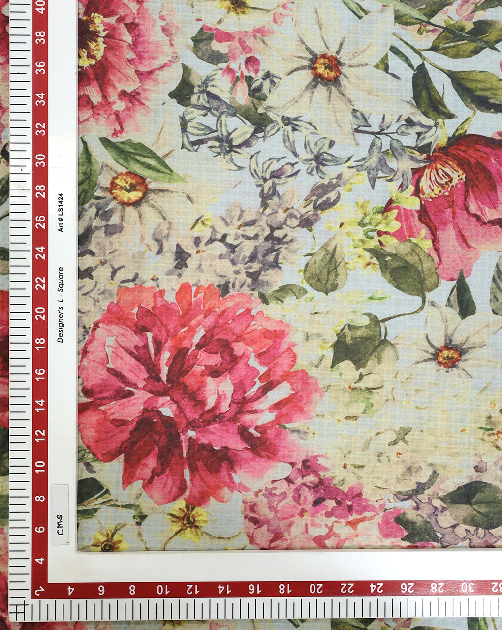 FLORAL DESIGN POLYESTER SEERSUCKER DIGITAL PRINTED FABRIC