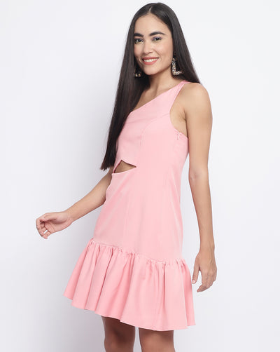 One-shoulder bodycon