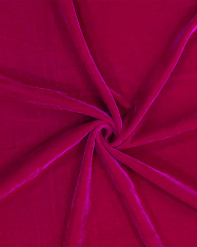 PLAIN POLYESTER MICRO VELVET FABRIC ( WIDTH 44 INCHES )