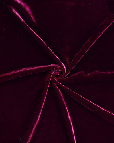 PLAIN POLYESTER MICRO VELVET FABRIC ( WIDTH 44 INCHES )