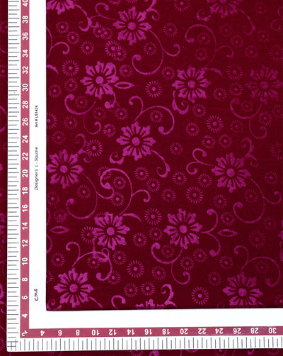 EMBOSSED POLYESTER MICRO VELVET FABRIC (WIDTH 44 INCHES)