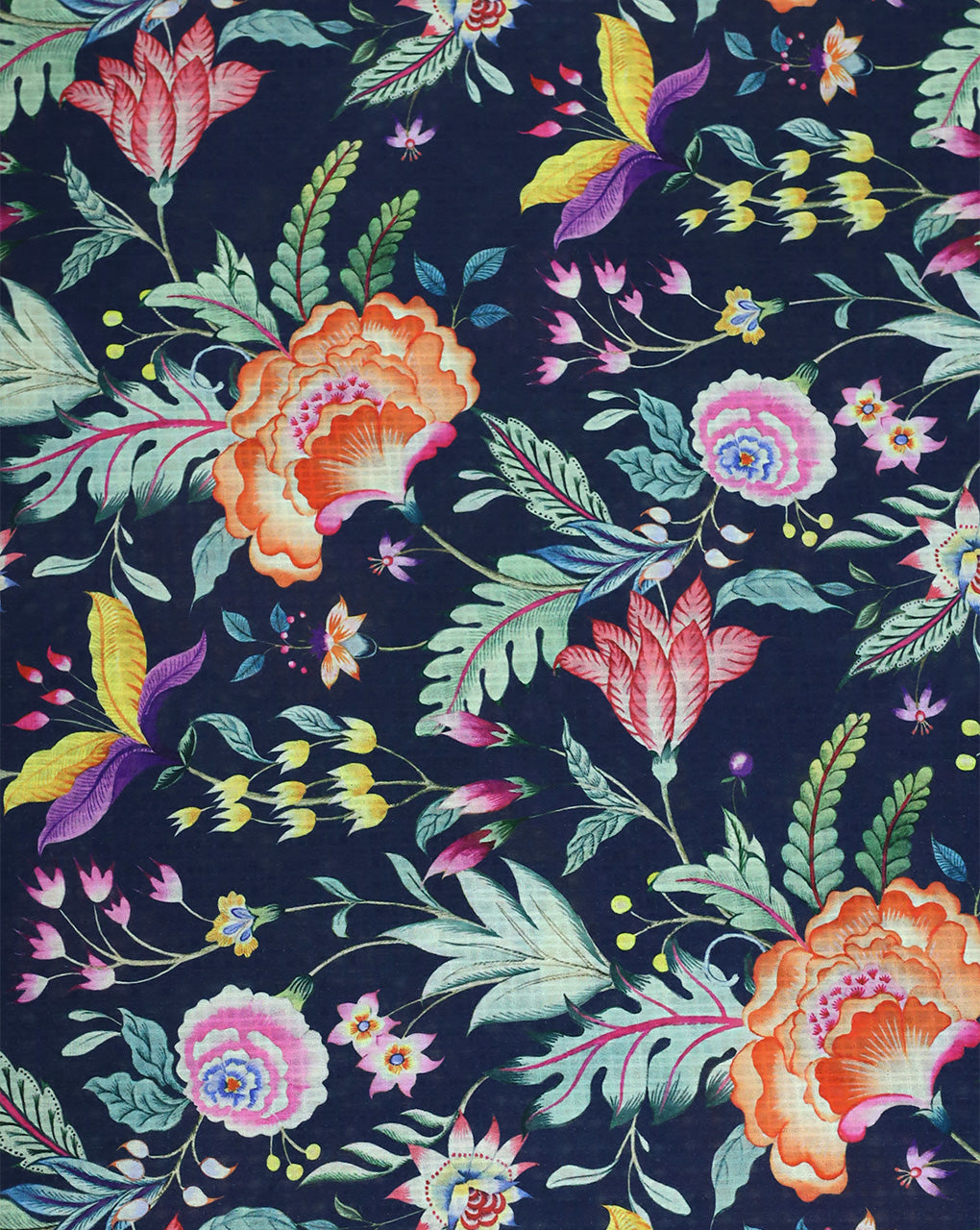 FLORAL DESIGN POLYESTER SEERSUCKER DIGITAL PRINTED FABRIC