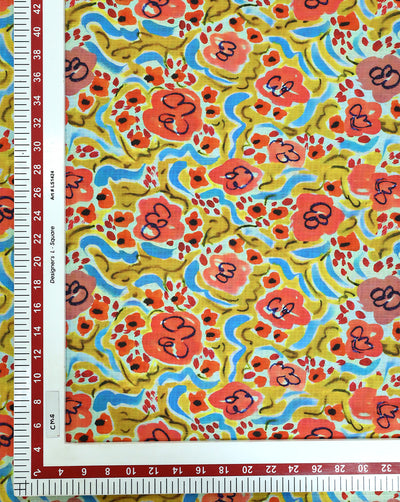 POLYESTER SEERSUCKER DIGITAL PRINTED FABRIC