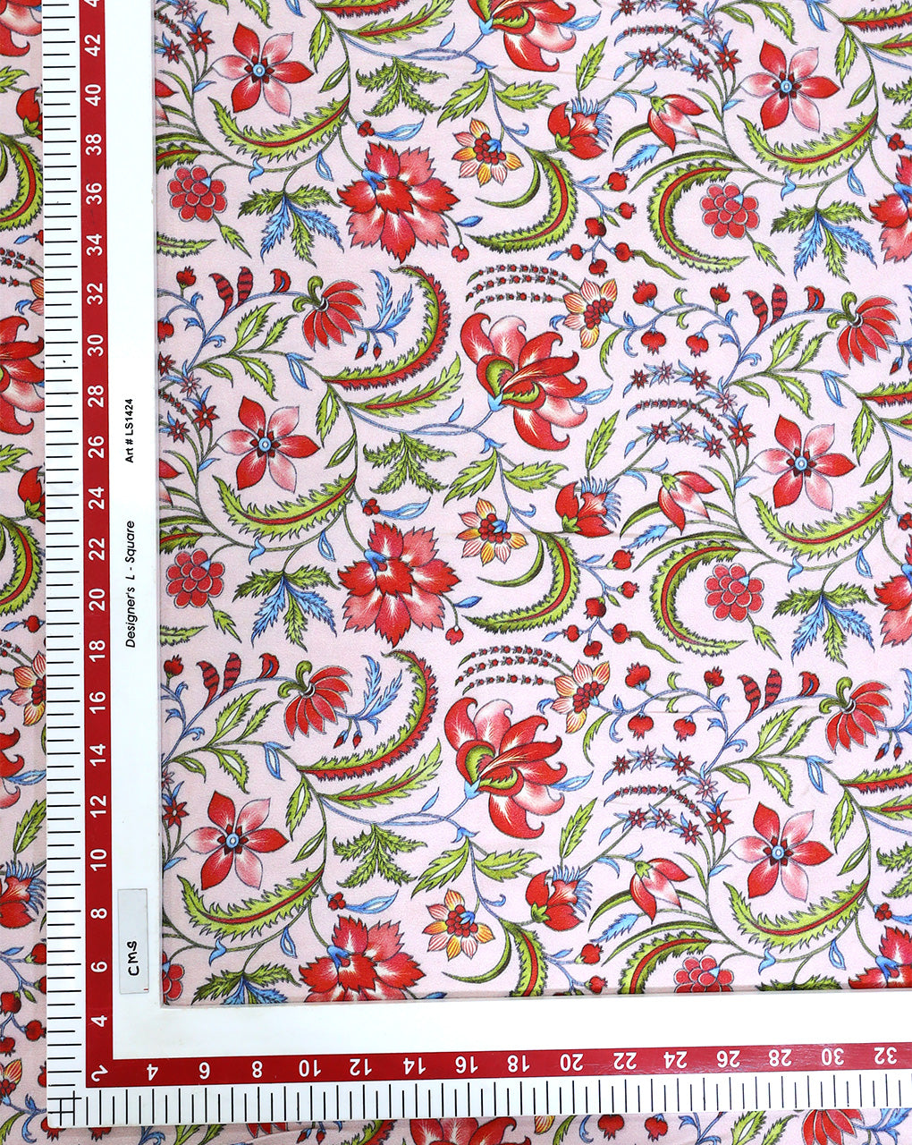 FLORAL DESIGN RAYON DIGITAL PRINTED FABRIC