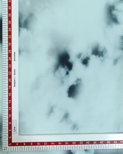 TIE & DYE PATTERN SATIN GEORGETTE FABRIC