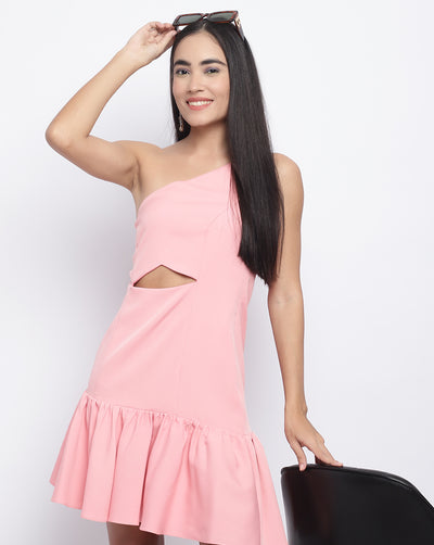One-shoulder bodycon