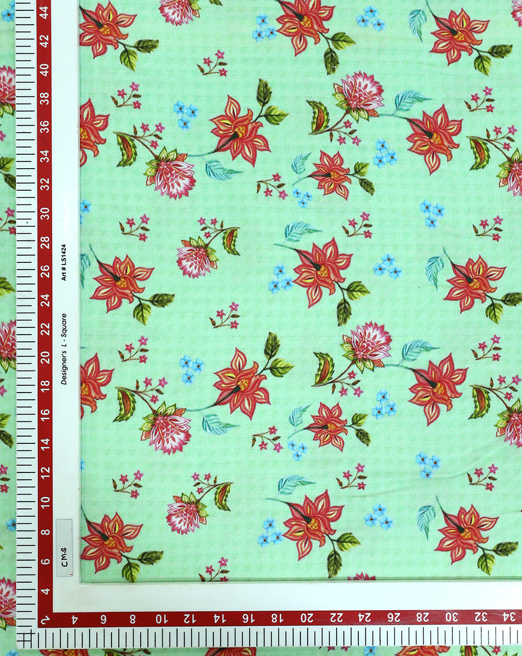 FLORAL DESIGN RAYON DIGITAL PRINTED FABRIC