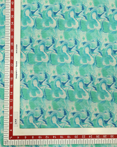 ABSTRACT DESIGN POLYESTER SEERSUCKER PRINTED FABRIC