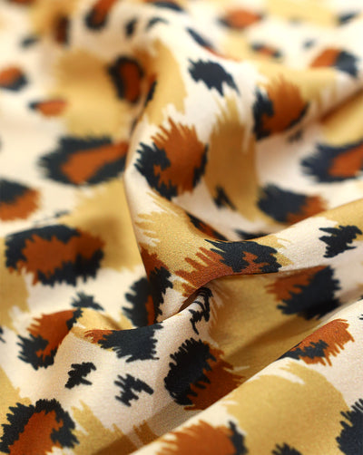 ANIMAL PATTERN POLYESTER SATIN DIGITAL PRINTED FABRIC