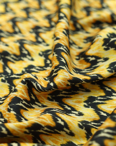 ANIMAL PATTERN POLYESTER CREPE DIGITAL PRINTED FABRIC