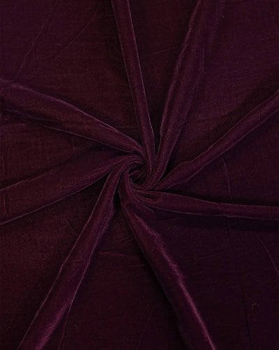 PLAIN POLYESTER MICRO VELVET FABRIC ( WIDTH 44 INCHES )