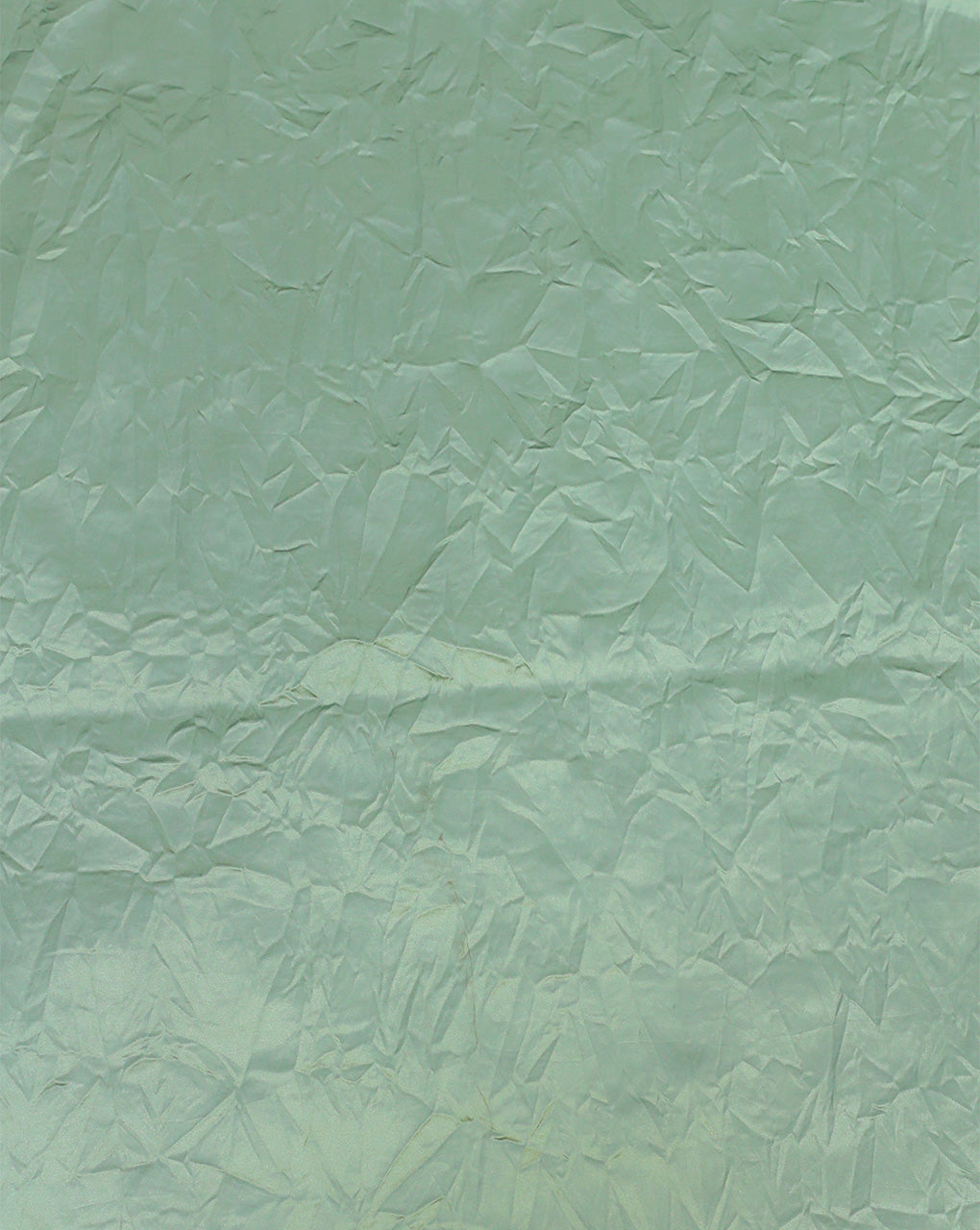 MINT GREEN CRUSHED POLYESTER SATIN FABRIC