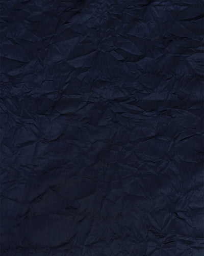 ROYAL BLUE CRUSHED POLYESTER SATIN FABRIC