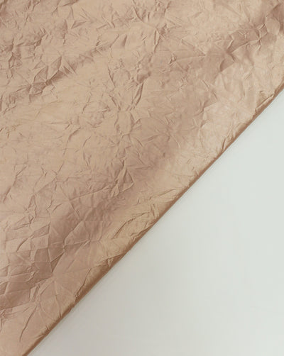 RODEO DUST CRUSHED POLYESTER SATIN FABRIC