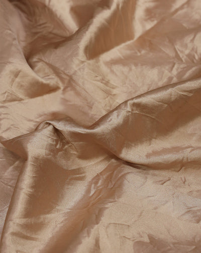 RODEO DUST CRUSHED POLYESTER SATIN FABRIC