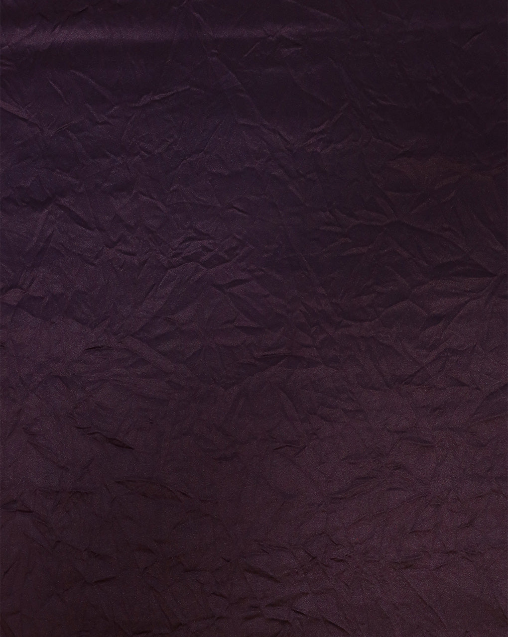 WINE CRUSHED POLYESTER SATIN FABRIC