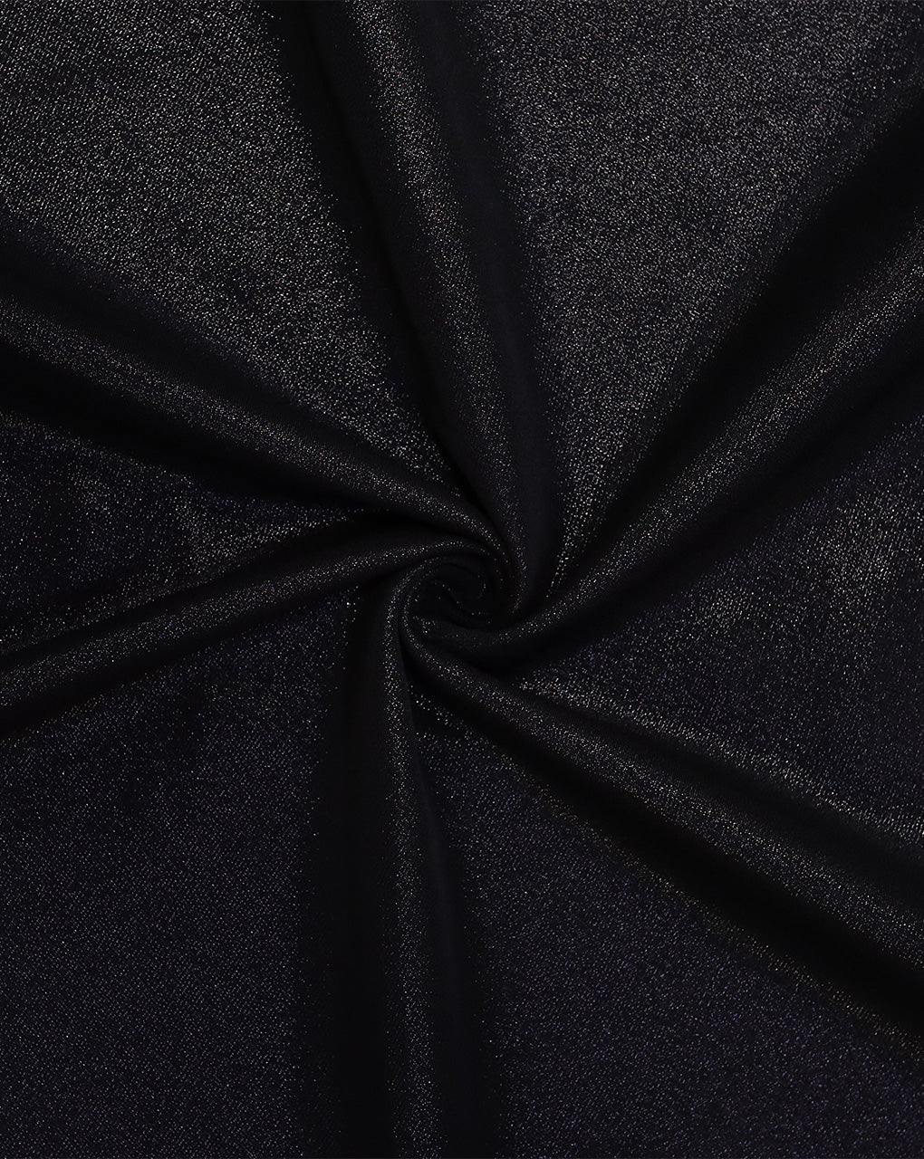 BLACK POLYESTER LUREX LYCRA FABRIC