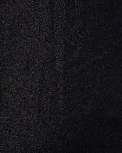 BLACK POLYESTER LUREX LYCRA FABRIC