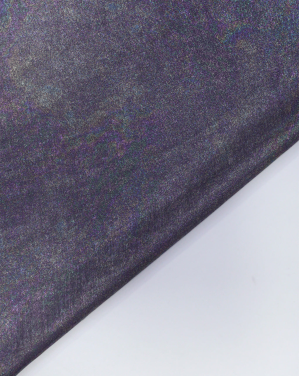 PURPLE MAUVE POLYESTER MILANO SATIN FABRIC WITH FOIL PRINTING