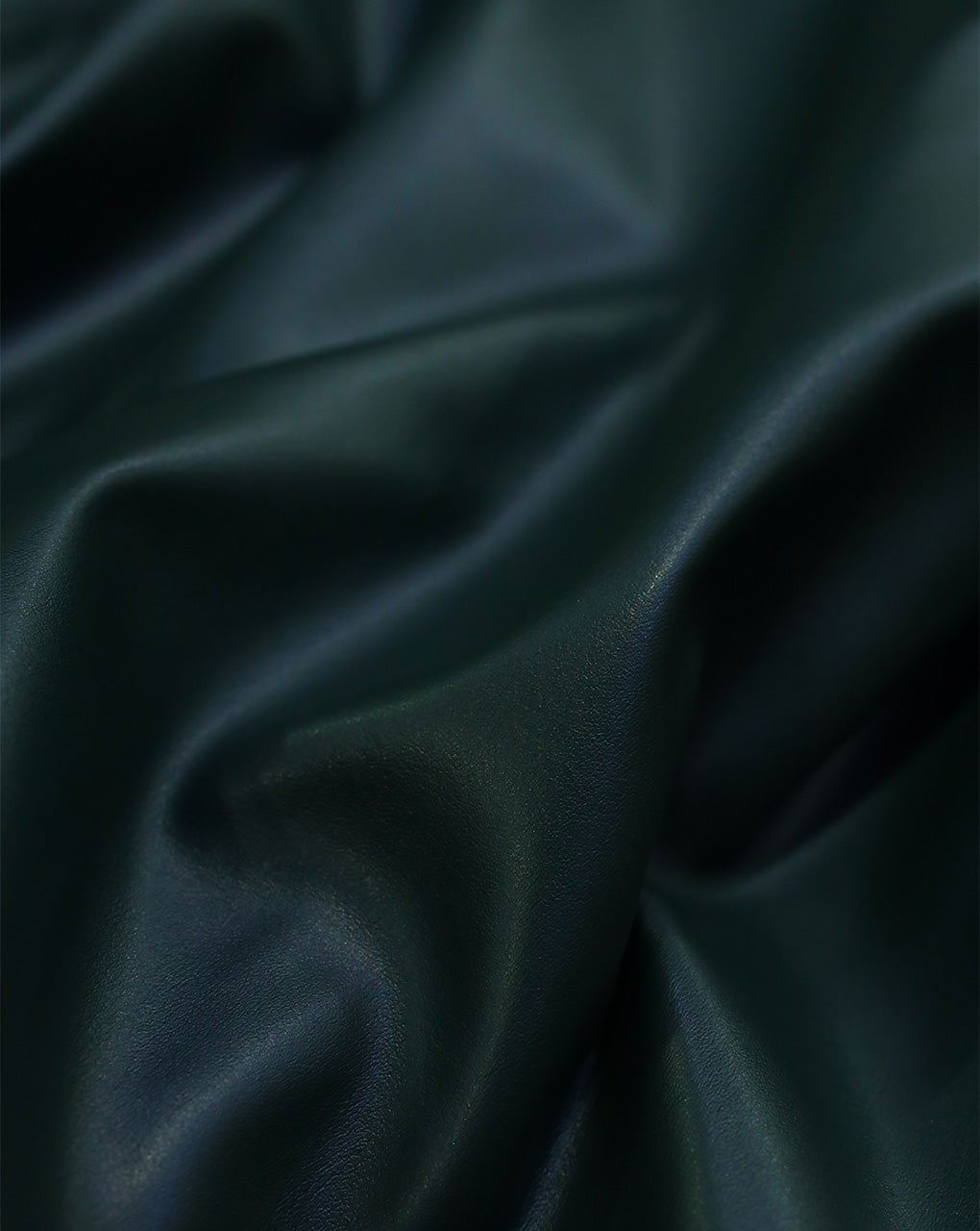 Dark Green Leatherite Fabric