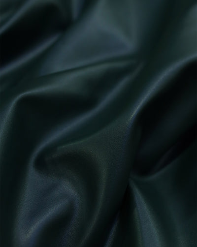 Dark Green Leatherite Fabric
