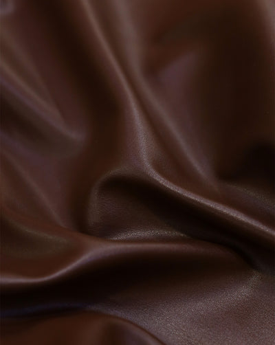 DARK BROWN LEATHERITE FABRIC