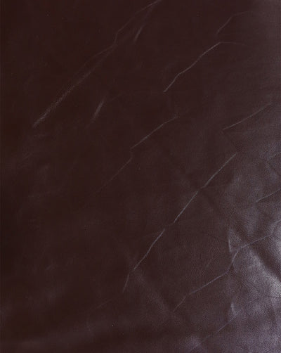 CHOCOLATE BROWN LEATHERITE FABRIC