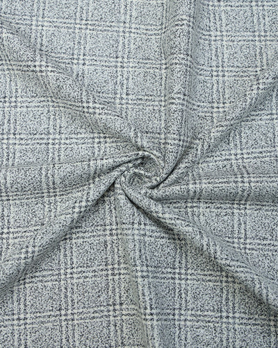 CHECKS WOOLEN TWEED FABRIC (WIDTH 54 INCHES)