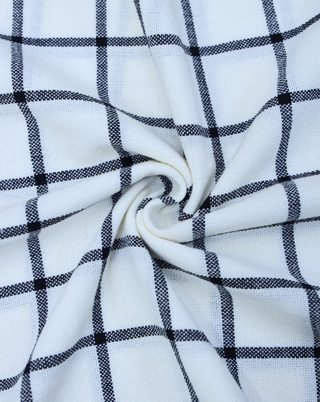 CHECKS DESIGN ACRYLIC WOOLEN FABRIC