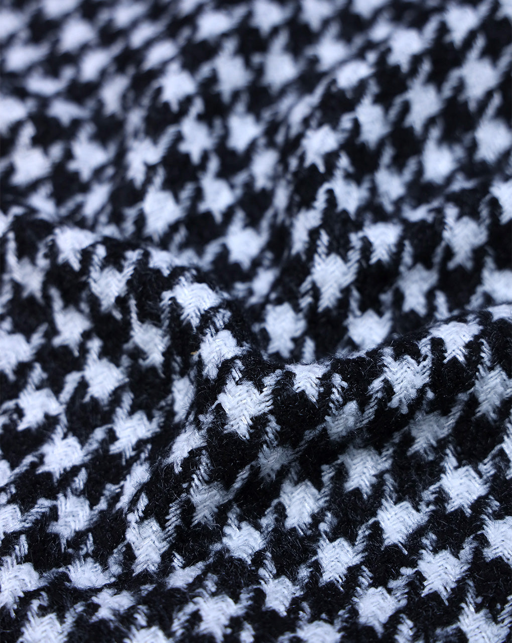 HOUNDSTOOTH WOOLEN FABRIC (WIDTH 54 INCHES)