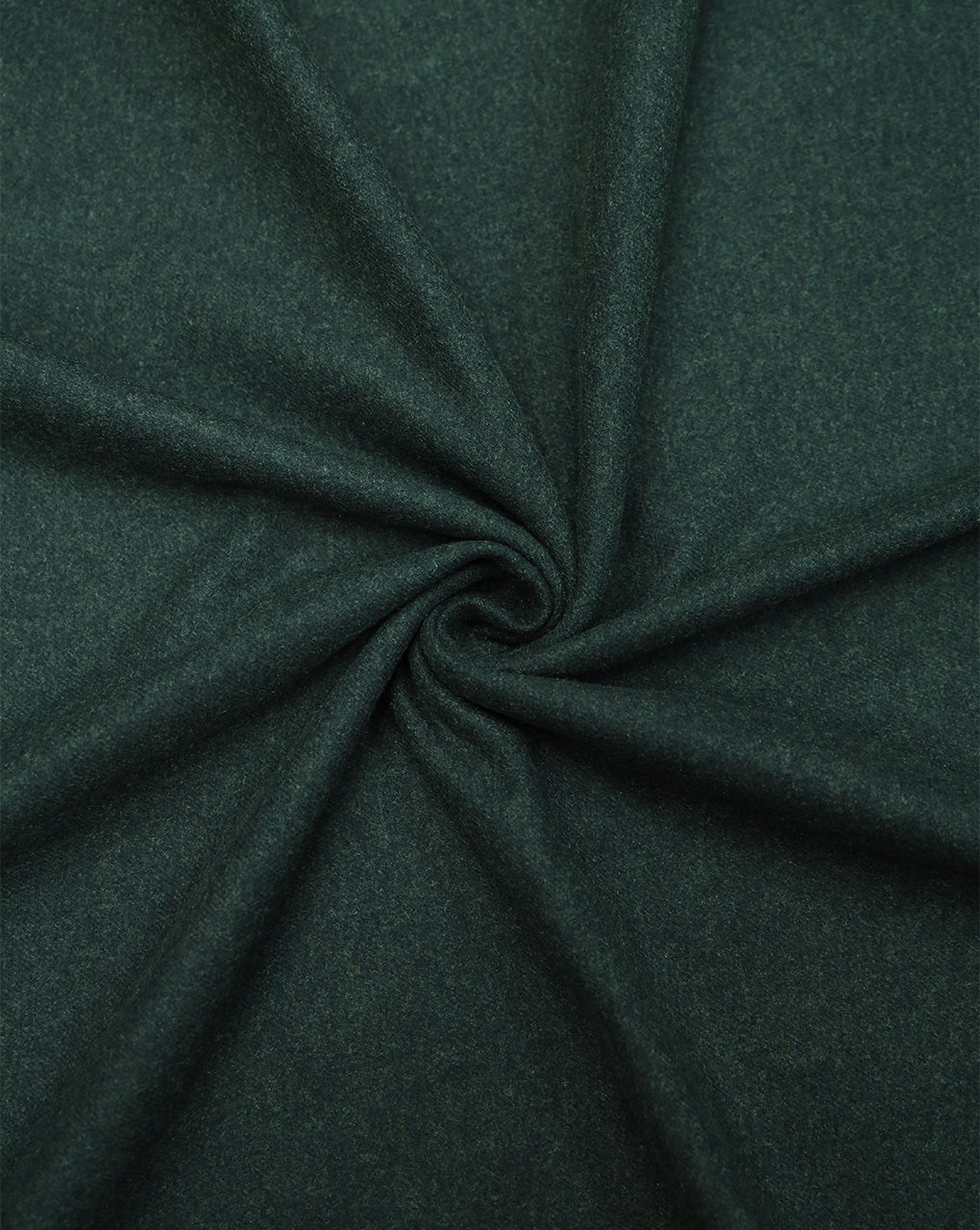 BOTTLE GREEN POLYESTER WOOLEN FABRIC (WIDTH 56 INCHES)