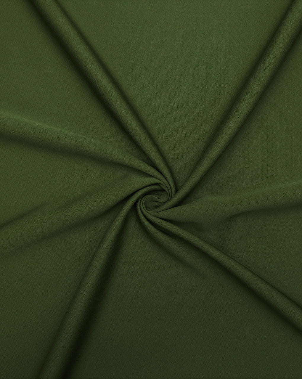 OLIVE GREEN BANANA CREPE FABRIC