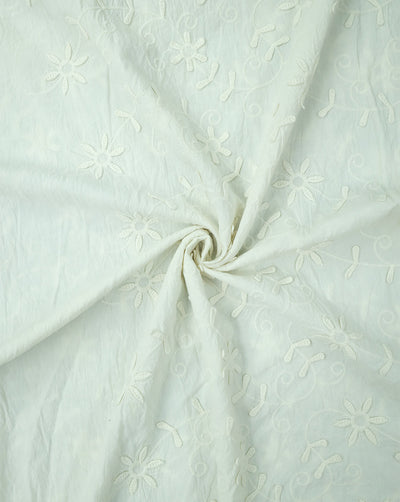 RFD COTTON 3D SCHIFFLI EMBROIDERY FABRIC