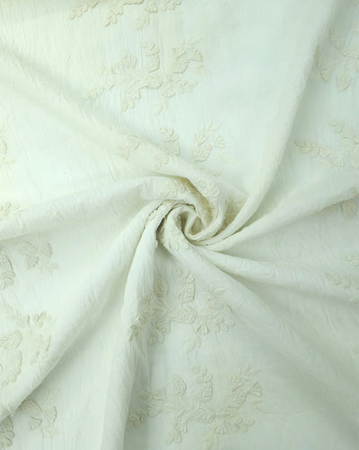RFD COTTON 3D SCHIFFLI EMBROIDERY FABRIC