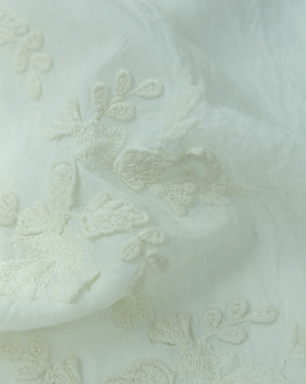 RFD COTTON 3D SCHIFFLI EMBROIDERY FABRIC