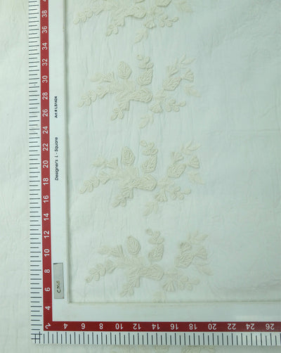 RFD COTTON 3D SCHIFFLI EMBROIDERY FABRIC