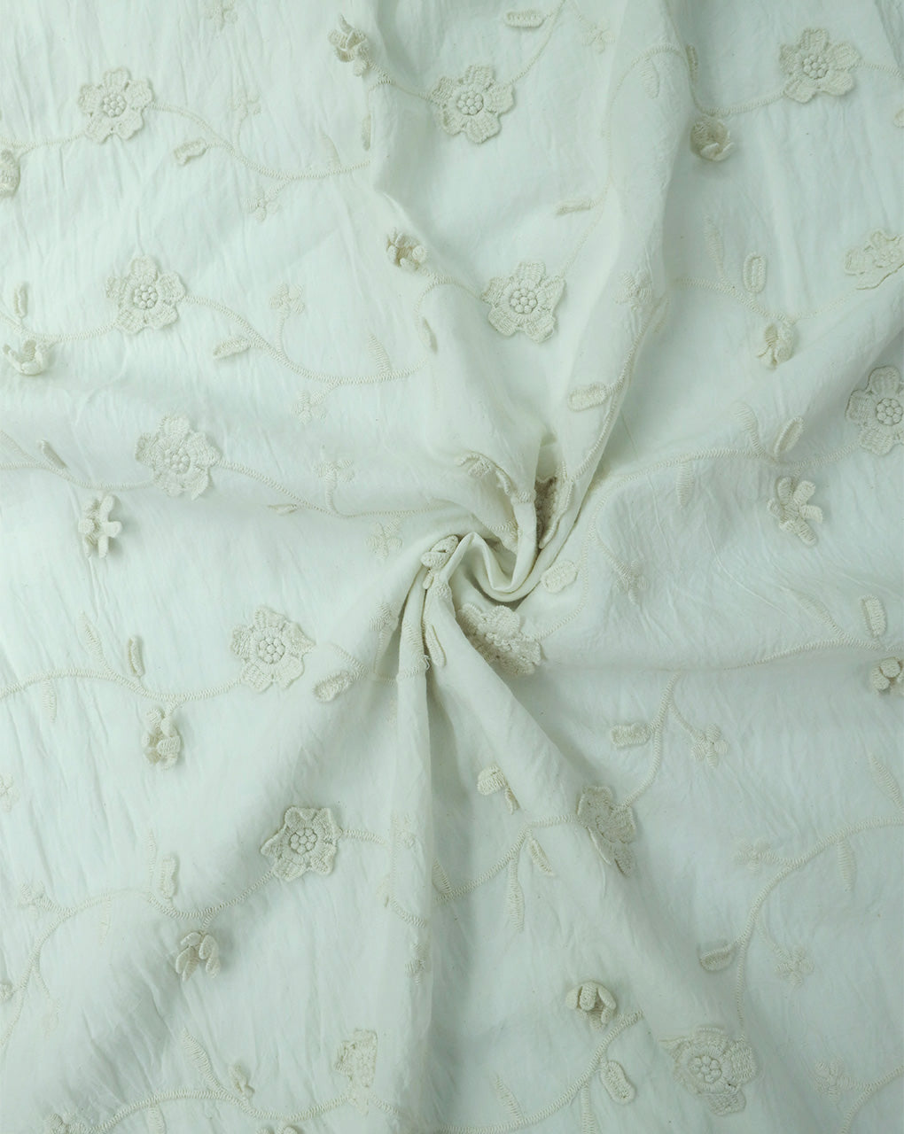 RFD COTTON 3D SCHIFFLY EMBROIDERY FABRIC