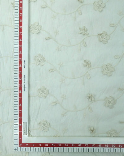 RFD COTTON 3D SCHIFFLY EMBROIDERY FABRIC